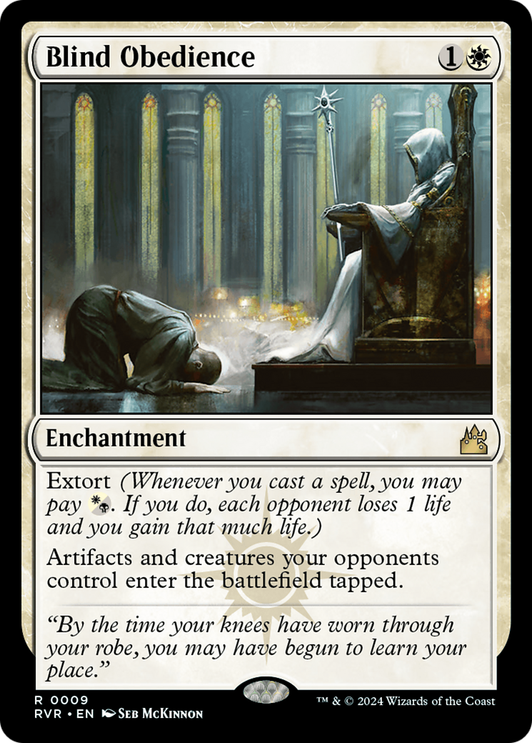 Blind Obedience [Ravnica Remastered] | Yard's Games Ltd