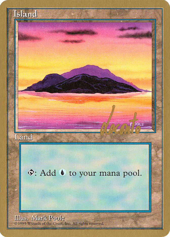 Island (ml368) (Michael Loconto) [Pro Tour Collector Set] | Yard's Games Ltd