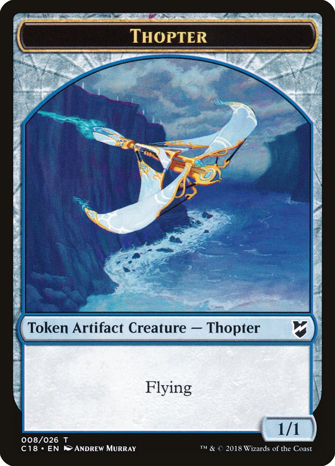 Thopter Token (008/026) [Commander 2018 Tokens] | Yard's Games Ltd