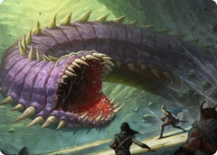 Purple Worm Art Card [Dungeons & Dragons: Adventures in the Forgotten Realms Art Series] | Yard's Games Ltd