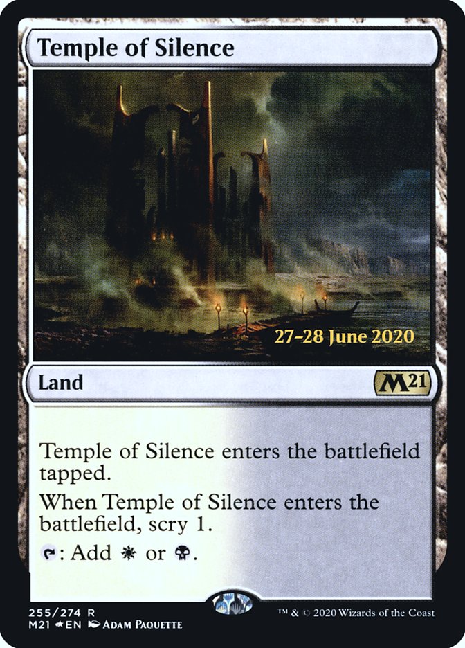 Temple of Silence [Core Set 2021 Prerelease Promos] | Yard's Games Ltd