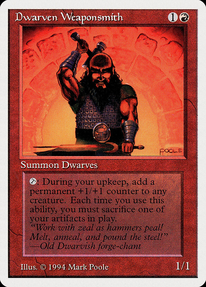 Dwarven Weaponsmith [Summer Magic / Edgar] | Yard's Games Ltd