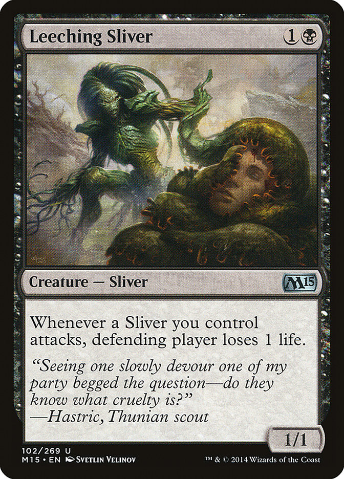 Leeching Sliver [Magic 2015] | Yard's Games Ltd