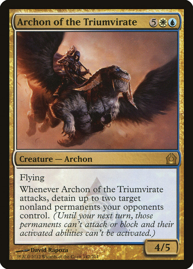 Archon of the Triumvirate [Return to Ravnica] | Yard's Games Ltd