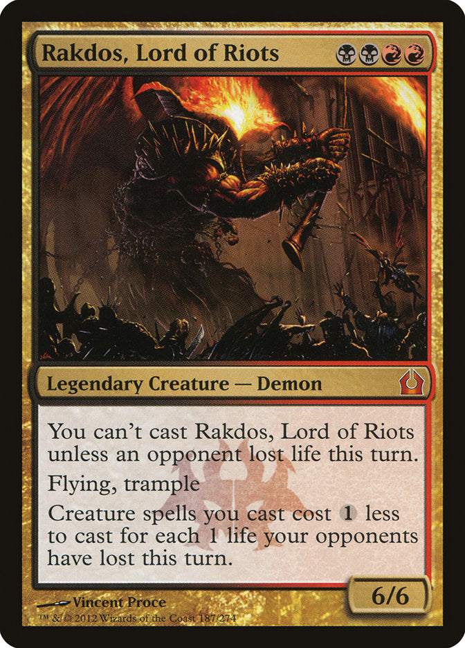 Rakdos, Lord of Riots [Return to Ravnica] | Yard's Games Ltd