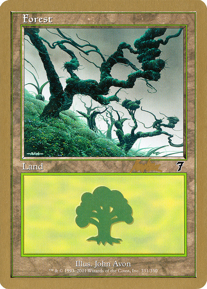 Forest (bk331) (Brian Kibler) [World Championship Decks 2002] | Yard's Games Ltd