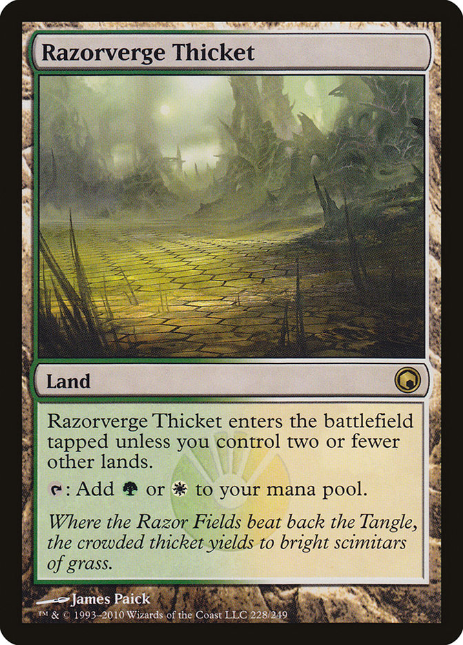 Razorverge Thicket [Scars of Mirrodin] | Yard's Games Ltd