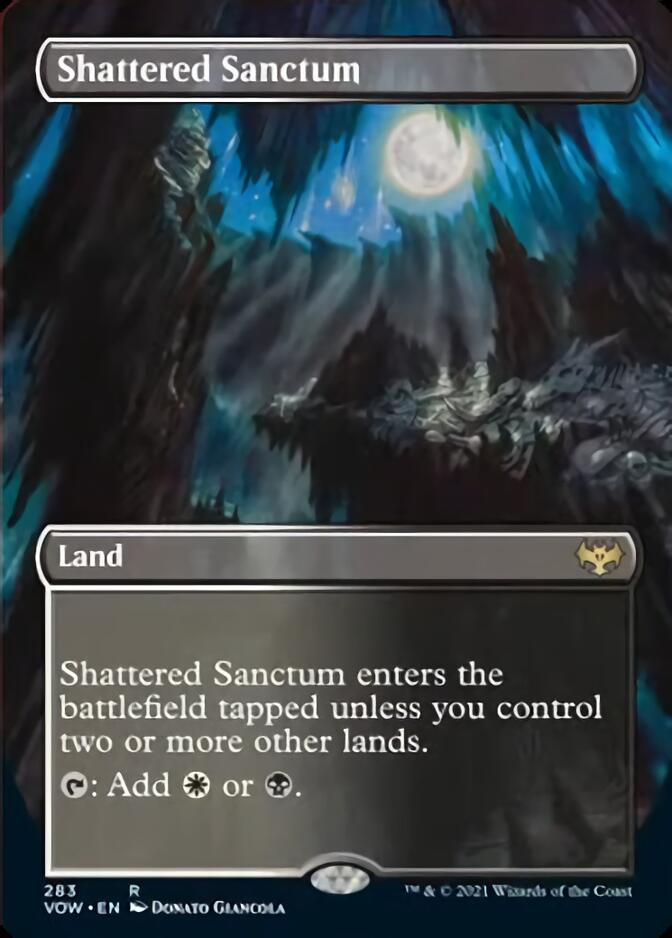 Shattered Sanctum (Borderless Alternate Art) [Innistrad: Crimson Vow] | Yard's Games Ltd