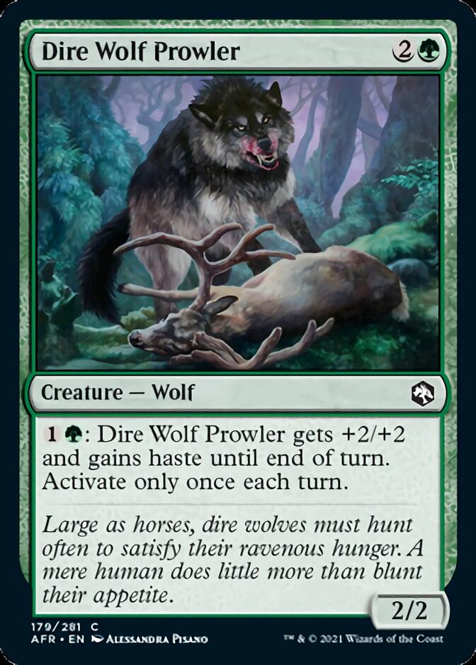 Dire Wolf Prowler [Dungeons & Dragons: Adventures in the Forgotten Realms] | Yard's Games Ltd