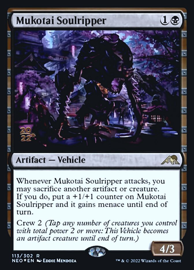 Mukotai Soulripper [Kamigawa: Neon Dynasty Prerelease Promos] | Yard's Games Ltd