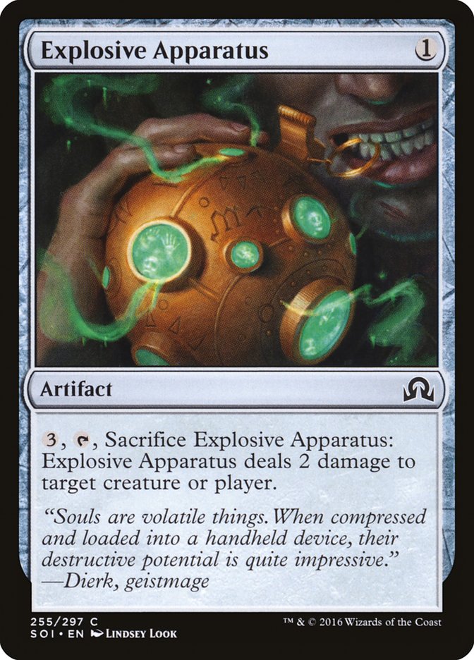 Explosive Apparatus [Shadows over Innistrad] | Yard's Games Ltd