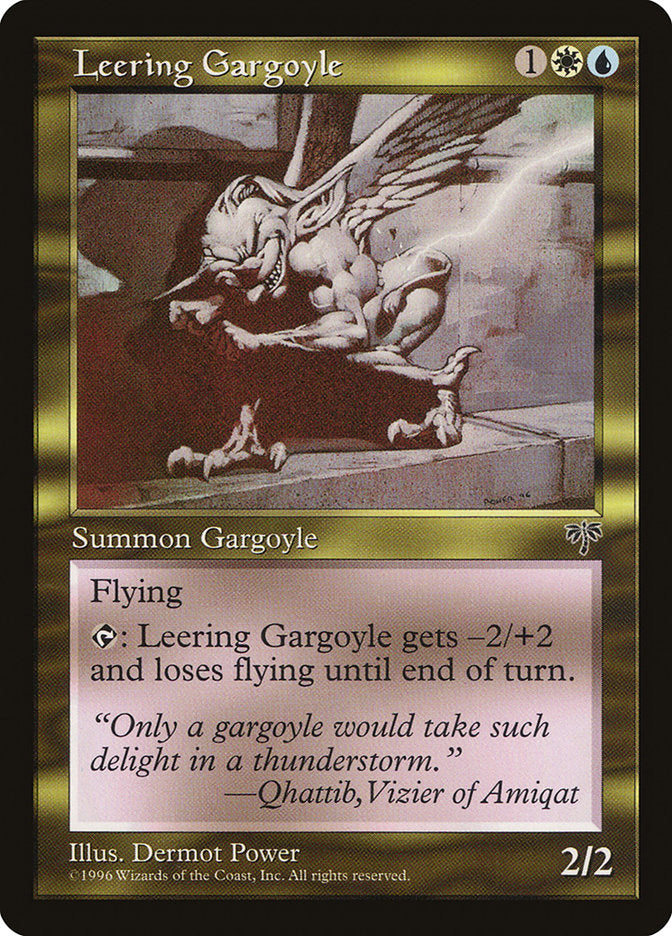 Leering Gargoyle [Mirage] | Yard's Games Ltd