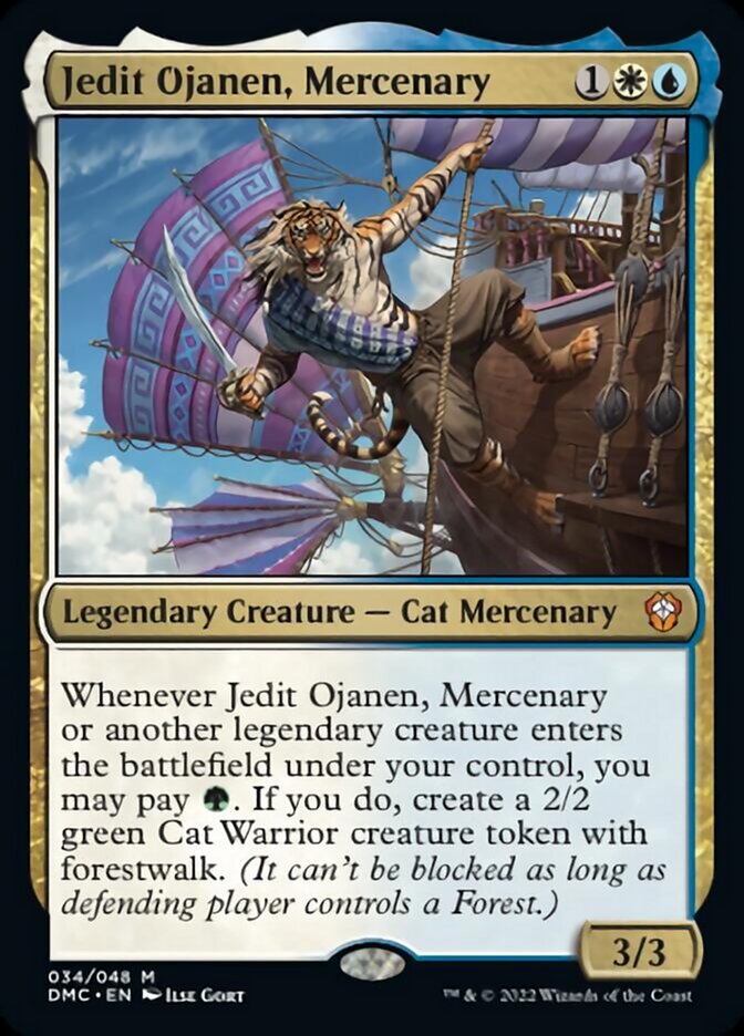 Jedit Ojanen, Mercenary [Dominaria United Commander] | Yard's Games Ltd