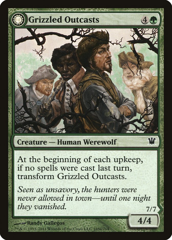 Grizzled Outcasts // Krallenhorde Wantons [Innistrad] | Yard's Games Ltd