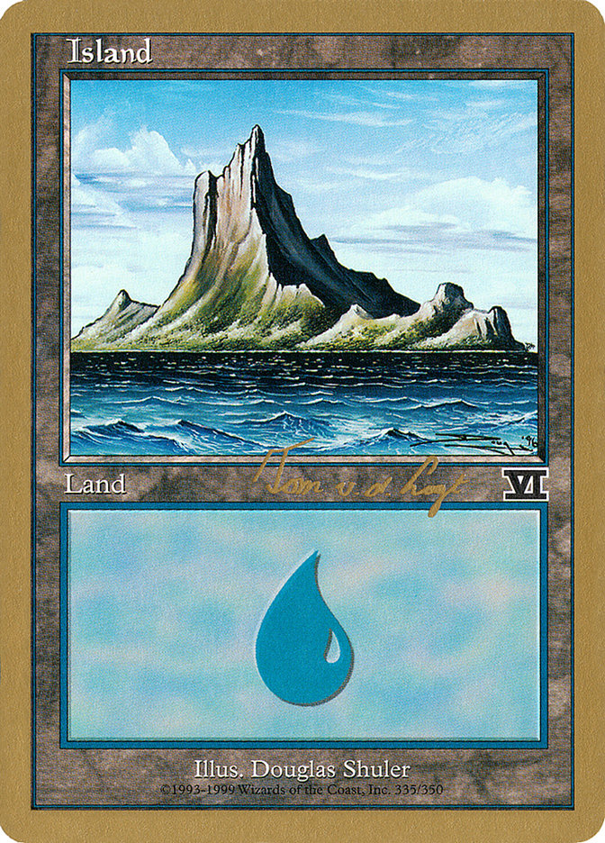 Island (tvdl335) (Tom van de Logt) [World Championship Decks 2000] | Yard's Games Ltd