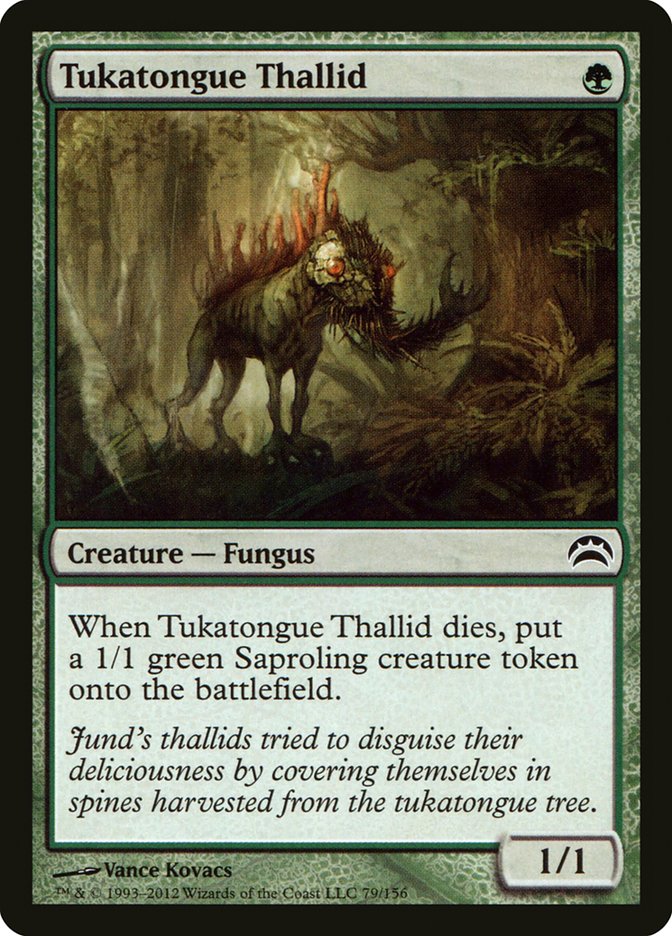 Tukatongue Thallid [Planechase 2012] | Yard's Games Ltd