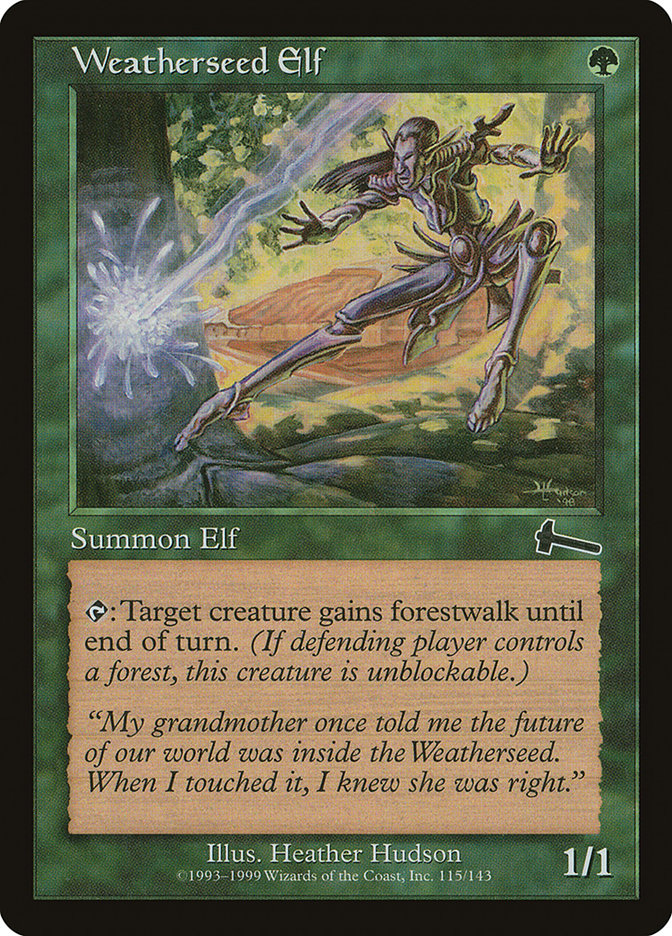 Weatherseed Elf [Urza's Legacy] | Yard's Games Ltd