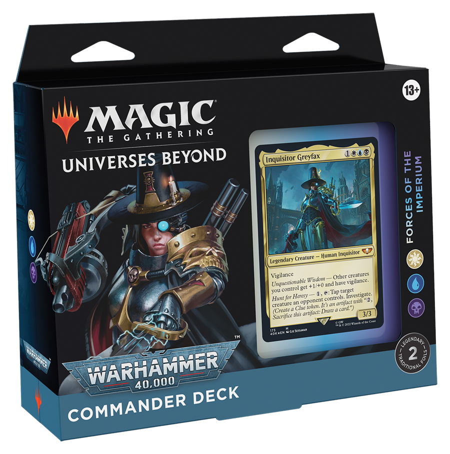 Warhammer 40,000 - Commander Deck (Forces of the Imperium) | Yard's Games Ltd