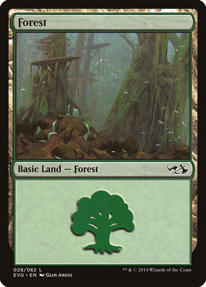 Forest (28) (Elves vs. Goblins) [Duel Decks Anthology] | Yard's Games Ltd