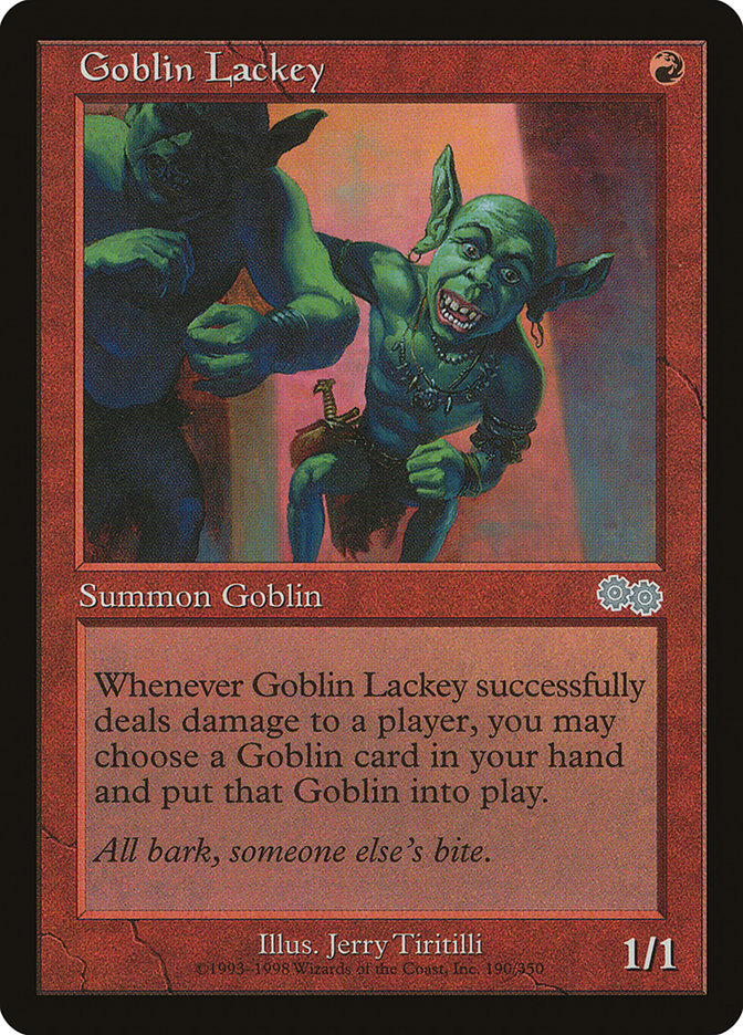 Goblin Lackey [Urza's Saga] | Yard's Games Ltd