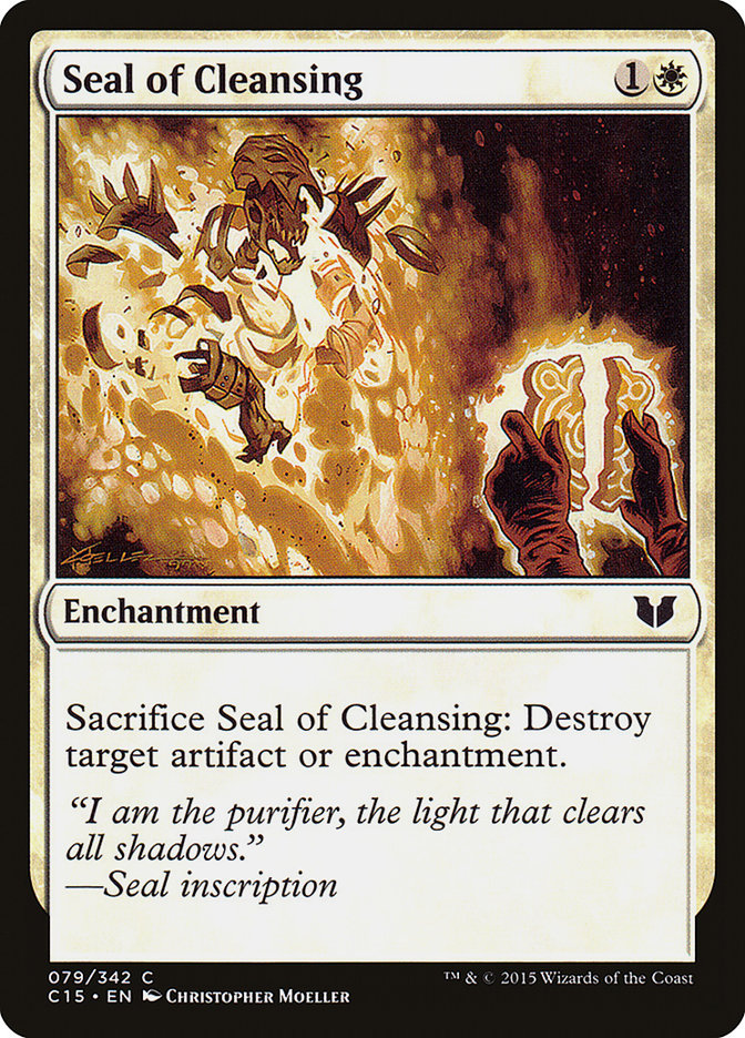 Seal of Cleansing [Commander 2015] | Yard's Games Ltd