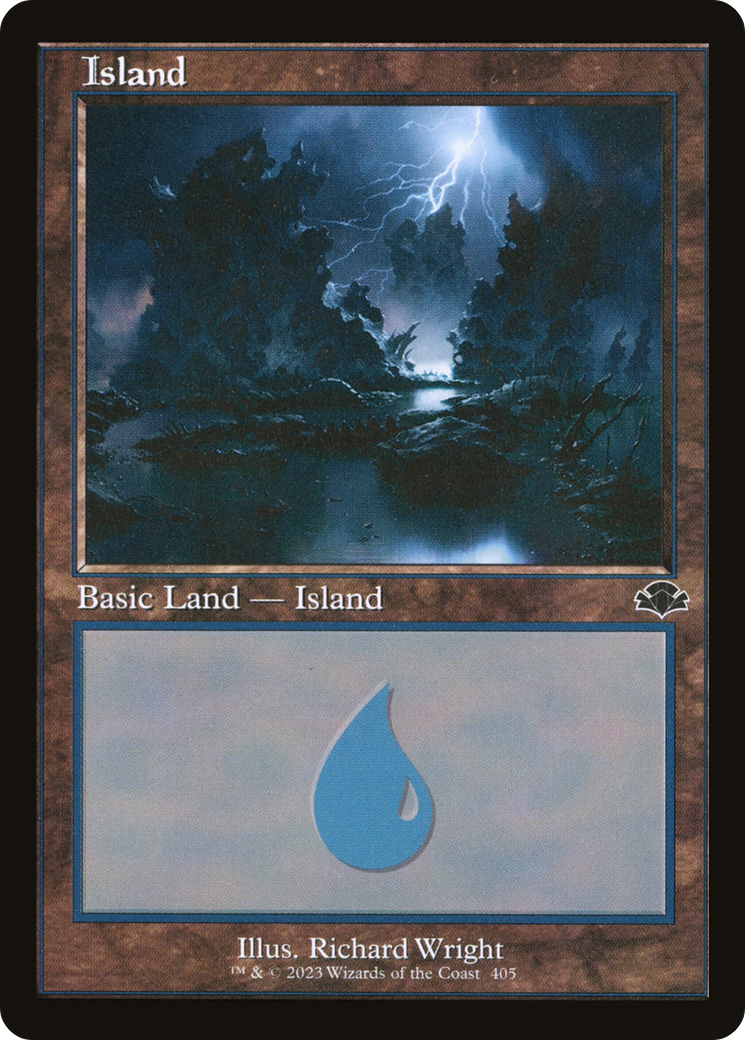 Island (405) (Retro) [Dominaria Remastered] | Yard's Games Ltd