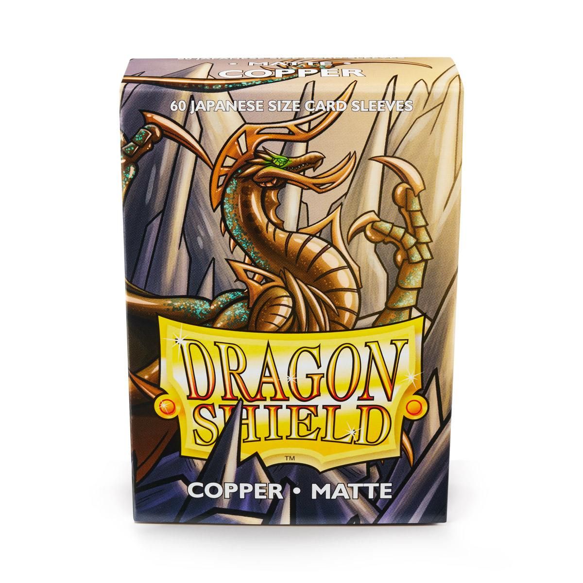 Dragon Shield: Japanese Size 60ct Sleeves - Copper (Matte) | Yard's Games Ltd