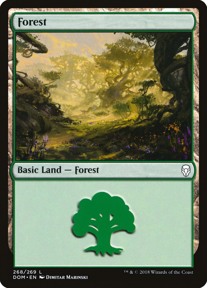 Forest (268) [Dominaria] | Yard's Games Ltd