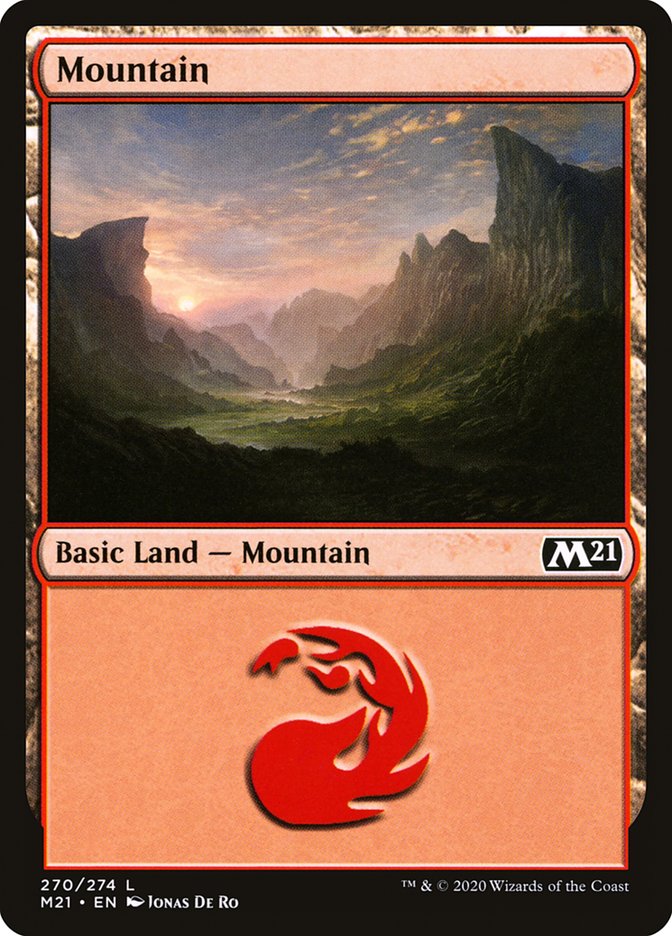 Mountain (270) [Core Set 2021] | Yard's Games Ltd