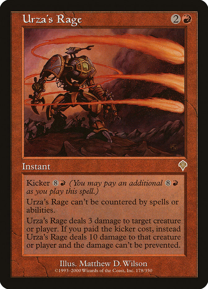 Urza's Rage [Invasion] | Yard's Games Ltd