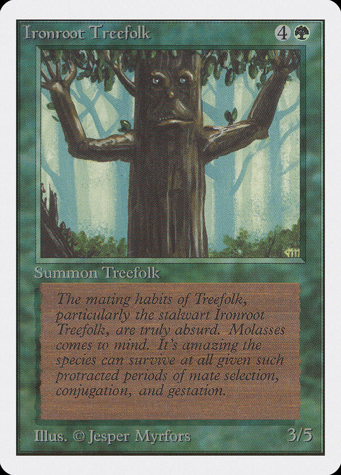 Ironroot Treefolk [Unlimited Edition] | Yard's Games Ltd