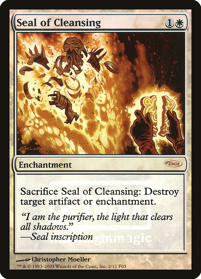 Seal of Cleansing [Friday Night Magic 2005] | Yard's Games Ltd