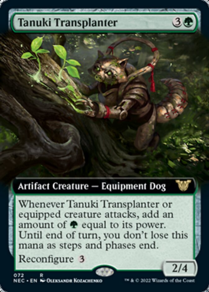 Tanuki Transplanter (Extended Art) [Kamigawa: Neon Dynasty Commander] | Yard's Games Ltd