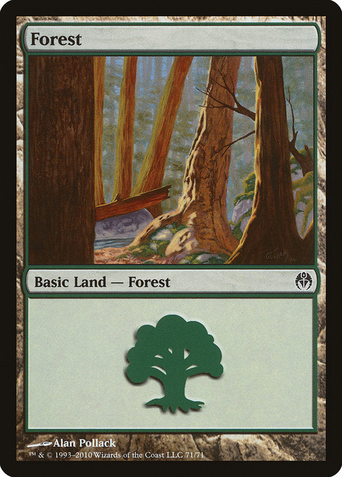 Forest (71) [Duel Decks: Phyrexia vs. the Coalition] | Yard's Games Ltd