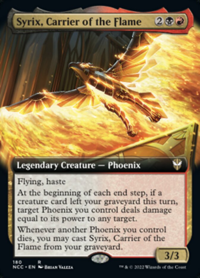 Syrix, Carrier of the Flame (Extended Art) [Streets of New Capenna Commander] | Yard's Games Ltd