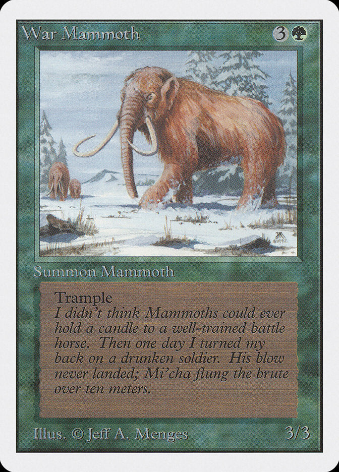 War Mammoth [Unlimited Edition] | Yard's Games Ltd