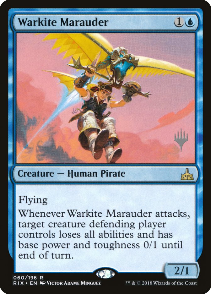 Warkite Marauder (Promo Pack) [Rivals of Ixalan Promos] | Yard's Games Ltd