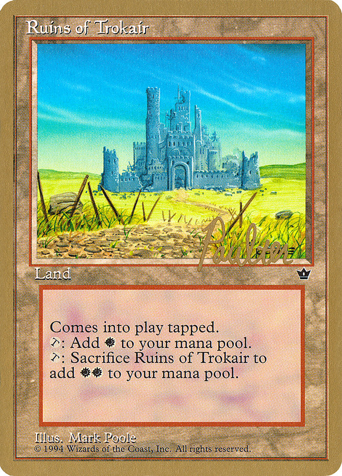 Ruins of Trokair (Preston Poulter) [Pro Tour Collector Set] | Yard's Games Ltd