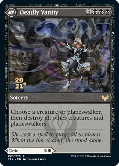 Selfless Glyphweaver // Deadly Vanity [Strixhaven: School of Mages Prerelease Promos] | Yard's Games Ltd