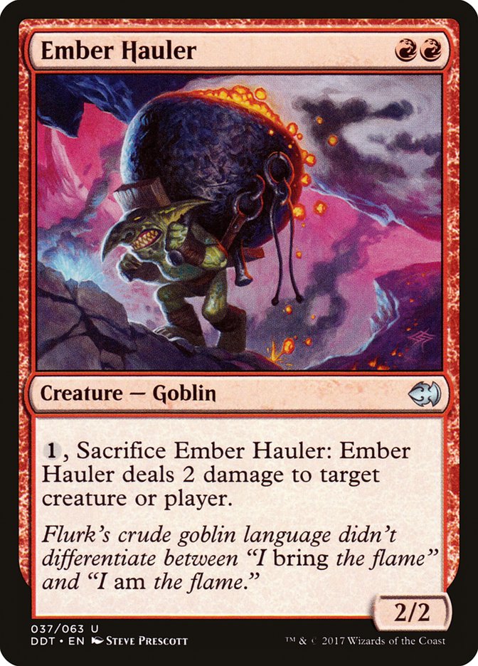 Ember Hauler [Duel Decks: Merfolk vs. Goblins] | Yard's Games Ltd