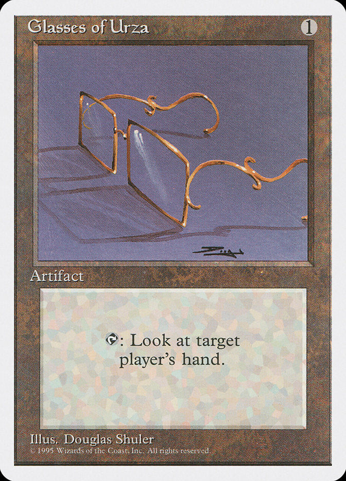 Glasses of Urza [Fourth Edition] | Yard's Games Ltd