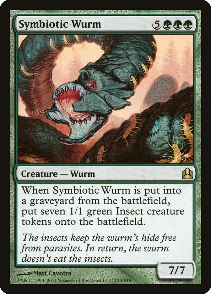 Symbiotic Wurm [Commander 2011] | Yard's Games Ltd