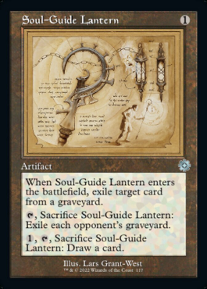 Soul-Guide Lantern (Retro Schematic) [The Brothers' War Retro Artifacts] | Yard's Games Ltd