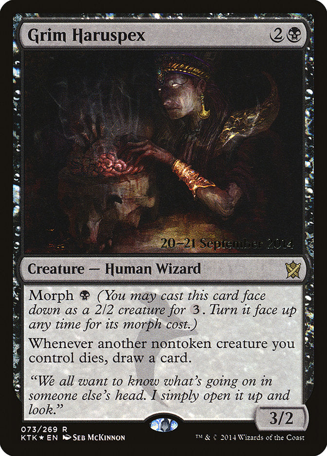 Grim Haruspex [Khans of Tarkir Prerelease Promos] | Yard's Games Ltd