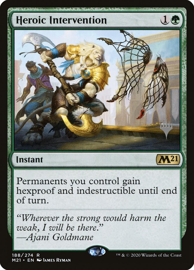 Heroic Intervention (Promo Pack) [Core Set 2021 Promos] | Yard's Games Ltd