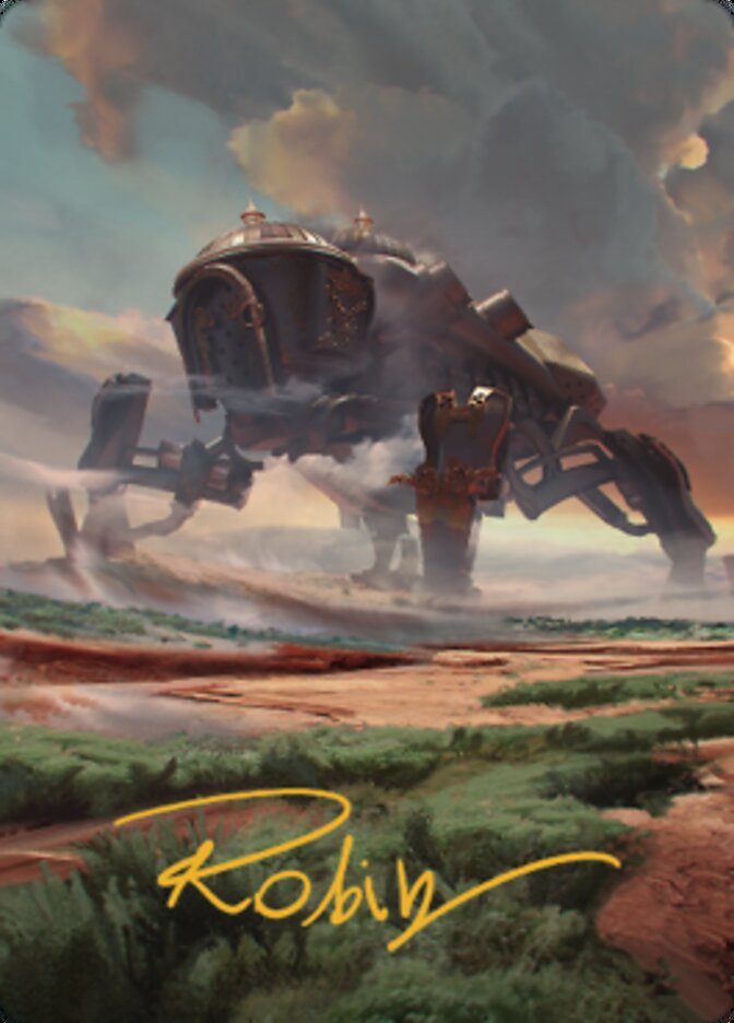 Plains (2) Art Card (Gold-Stamped Signature) [The Brothers' War Art Series] | Yard's Games Ltd