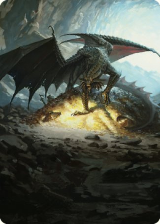 Ancient Copper Dragon Art Card (04) [Commander Legends: Battle for Baldur's Gate Art Series] | Yard's Games Ltd