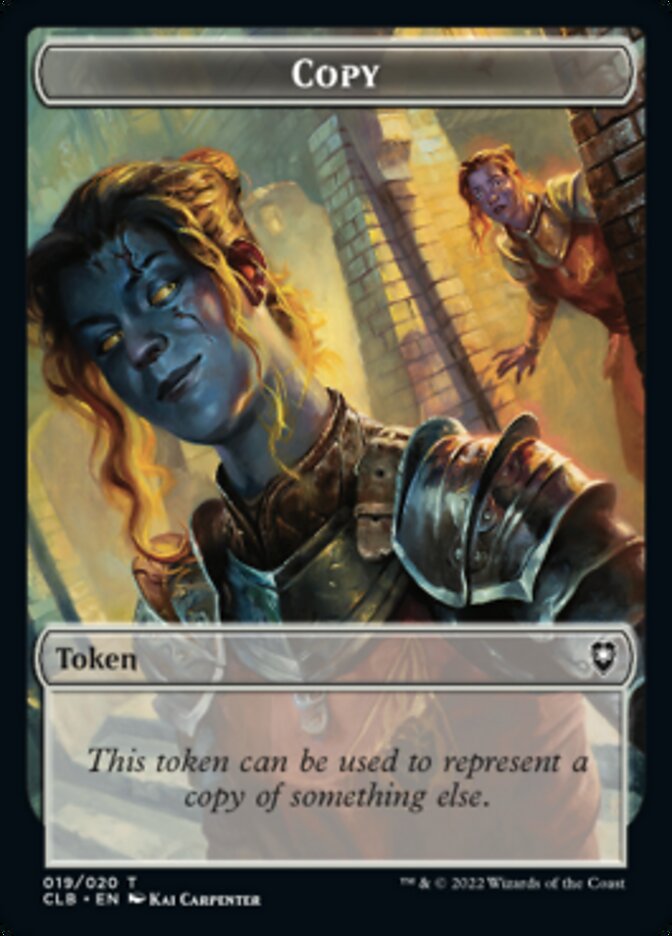 Copy Token [Commander Legends: Battle for Baldur's Gate Tokens] | Yard's Games Ltd