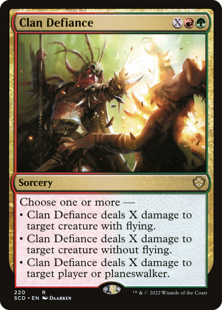 Clan Defiance [Starter Commander Decks] | Yard's Games Ltd