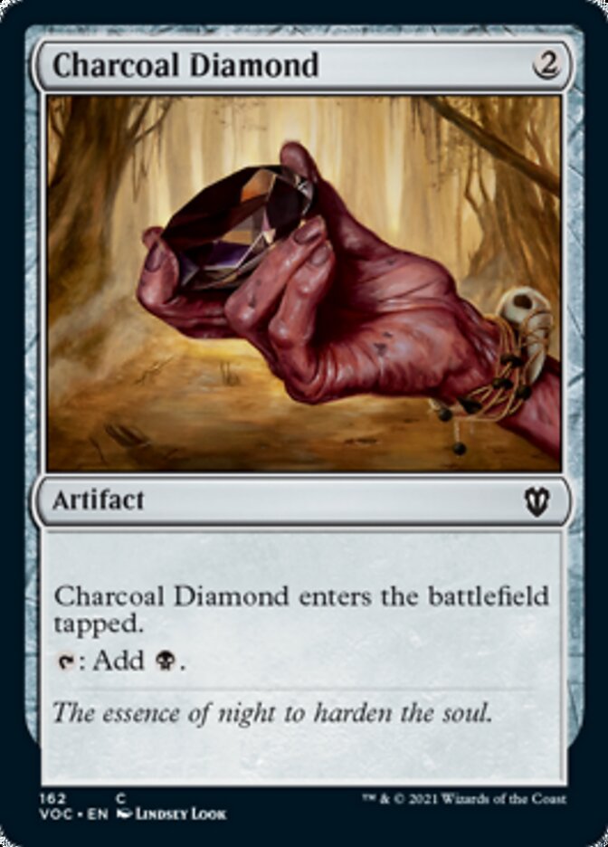 Charcoal Diamond [Innistrad: Crimson Vow Commander] | Yard's Games Ltd